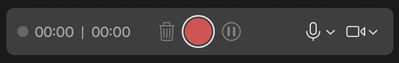 Record, Pause, Resume buttons