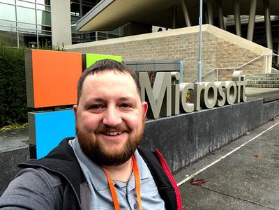 Seth on the Microsoft campus