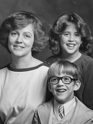 Brett, his mom, and his sister
