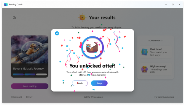 Reading rewards