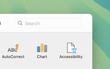 Excel preferences dialog showing 