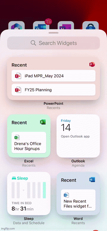 How to add a widget to the home screen of your iOS device