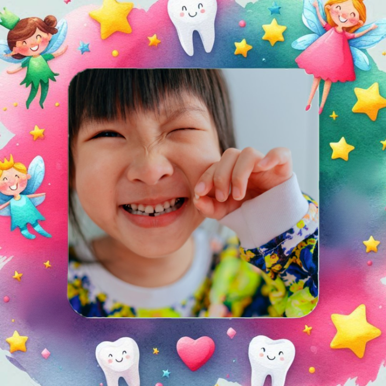 Tooth fairy inspired frame