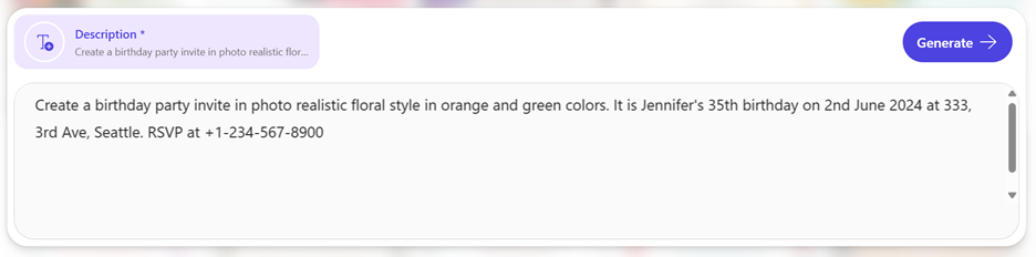 Description text