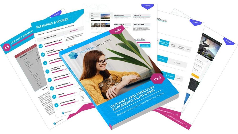 The latest edition of the ClearBox Consulting “Intranet and Employee Experience Platforms (EXP) 2024” report (v3.3).