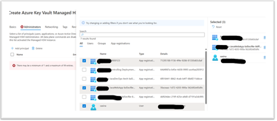 Figure 4: Add Administrator for Azure Key Vault Managed HSM