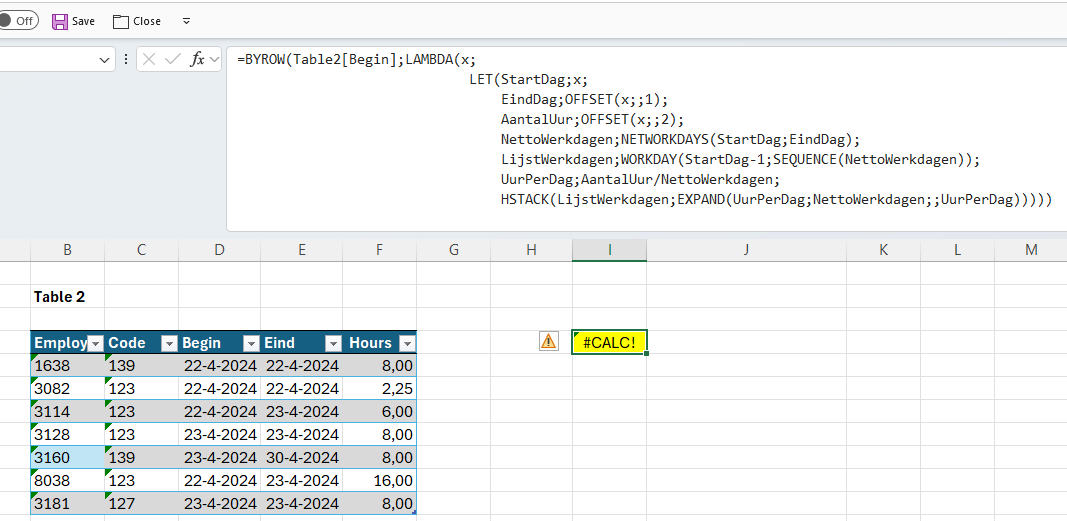Loop through table column with spill formula | Microsoft Community Hub