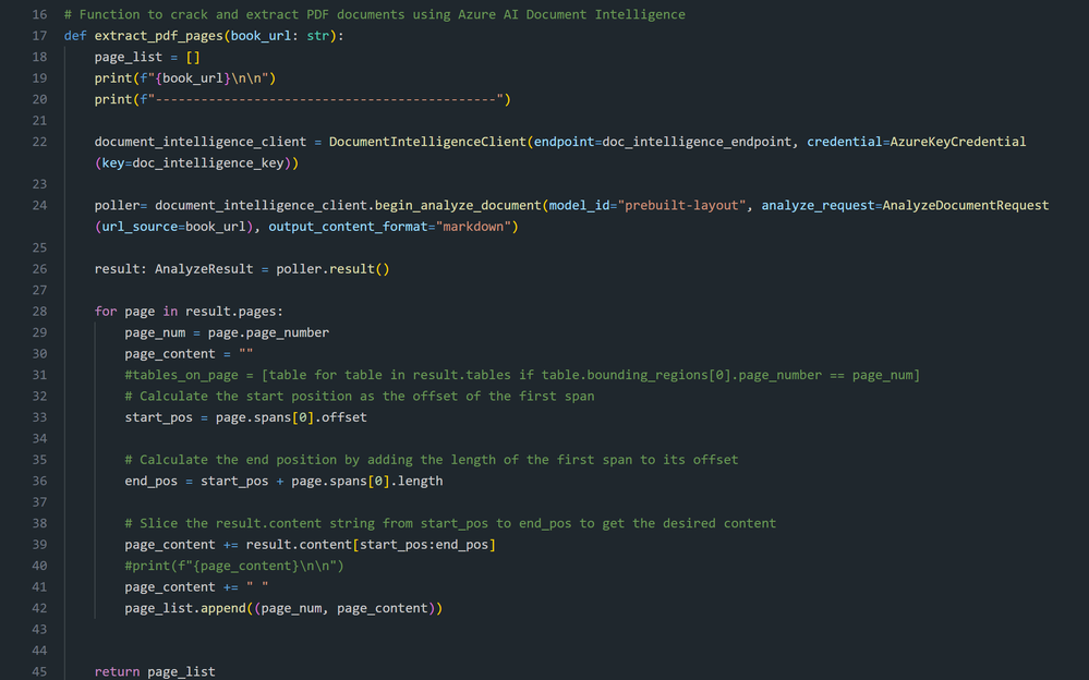 page extraction