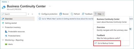 Switch to Azure Business Continuity Center for your at scale BCDR ...