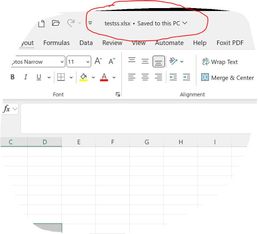 Excel filename saying saved.JPG