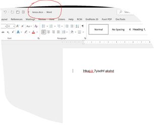 Word filename not saying if saved.JPG