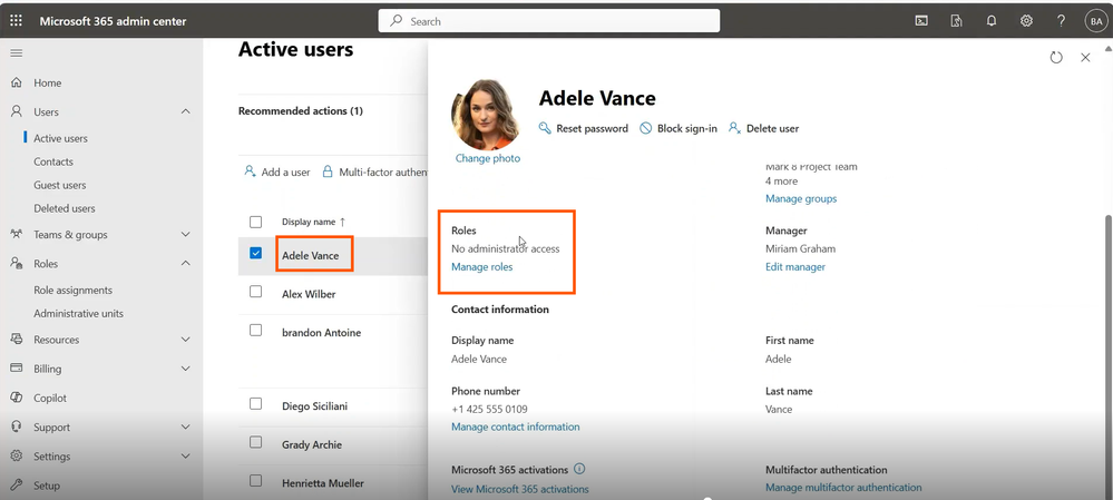 Manage Roles