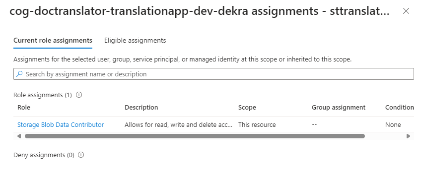 Azure Translator access Private storage account | Microsoft Community Hub