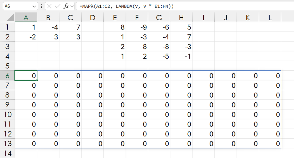 MAPλ with direct range reference