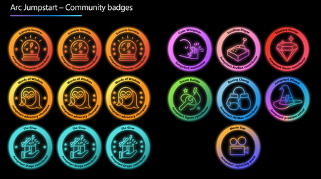 Arc Jumpstart Community Badges Overview