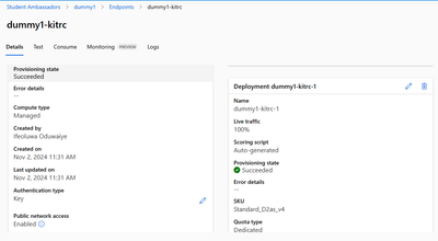 Endpoints Details Tab