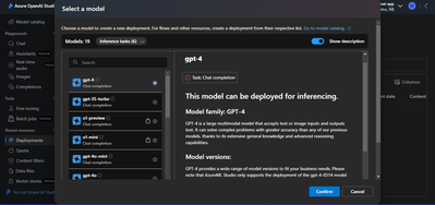 Deploy GPT-4 model