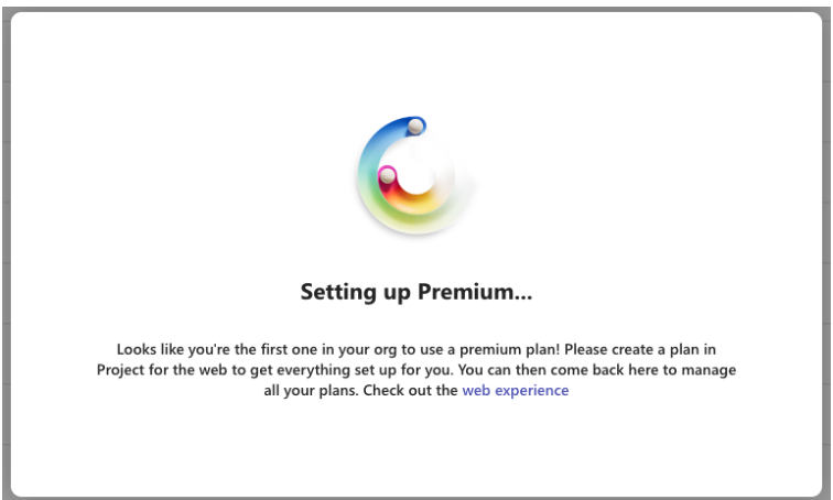 I cannot create a premium plan in planner. I cannot use the new planner ...