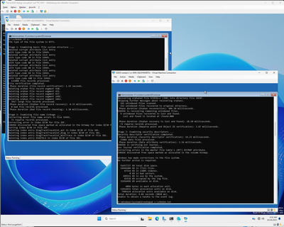 Server 2025 Build 26100.2033 Repo with powershell SUCCESS! 4 with chkdsk errors, saved.png