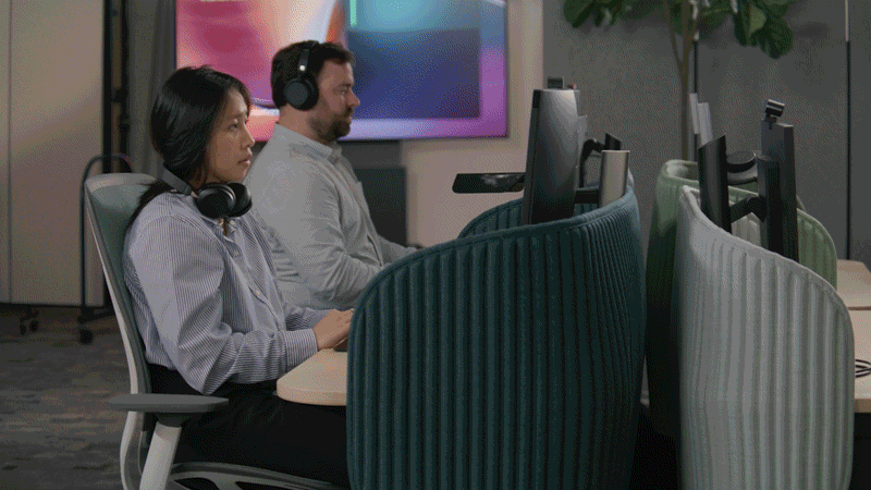 A GIF of a user asking Copilot to describe someone’s opinion during a meeting, and Copilot’s response.