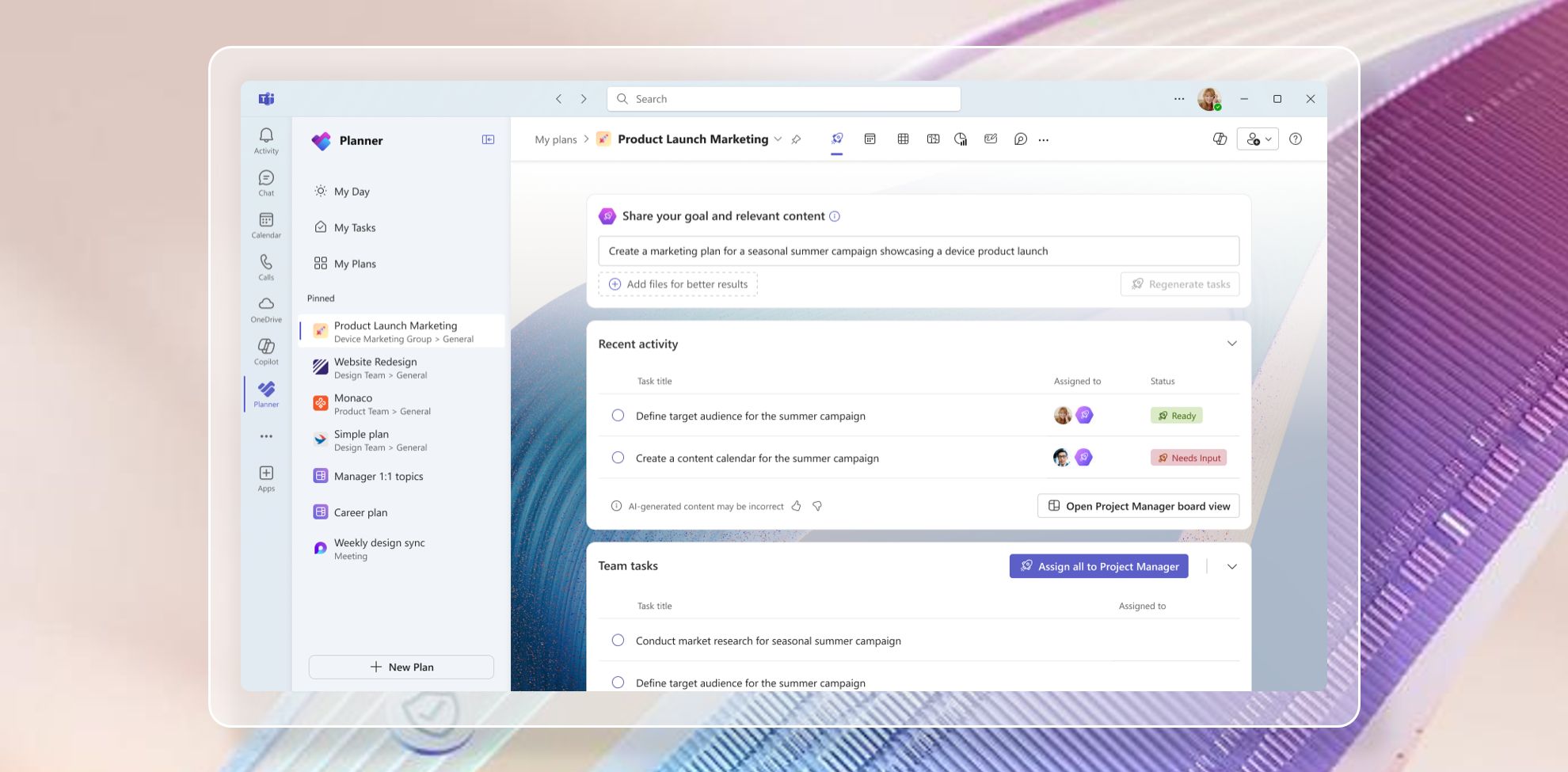 Unleashing the power of agents in Microsoft Planner | Microsoft ...
