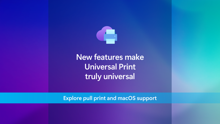 Blog title with graphic of a printer above--all on a background of mixed blues and green
