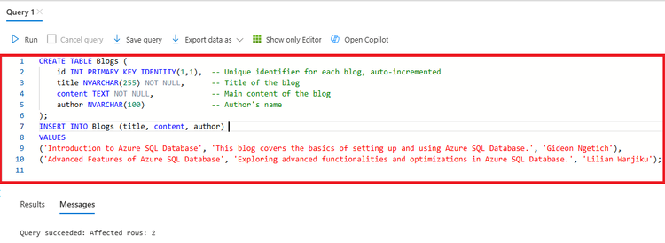 Getting Started with Azure SQL Database | Microsoft Community Hub