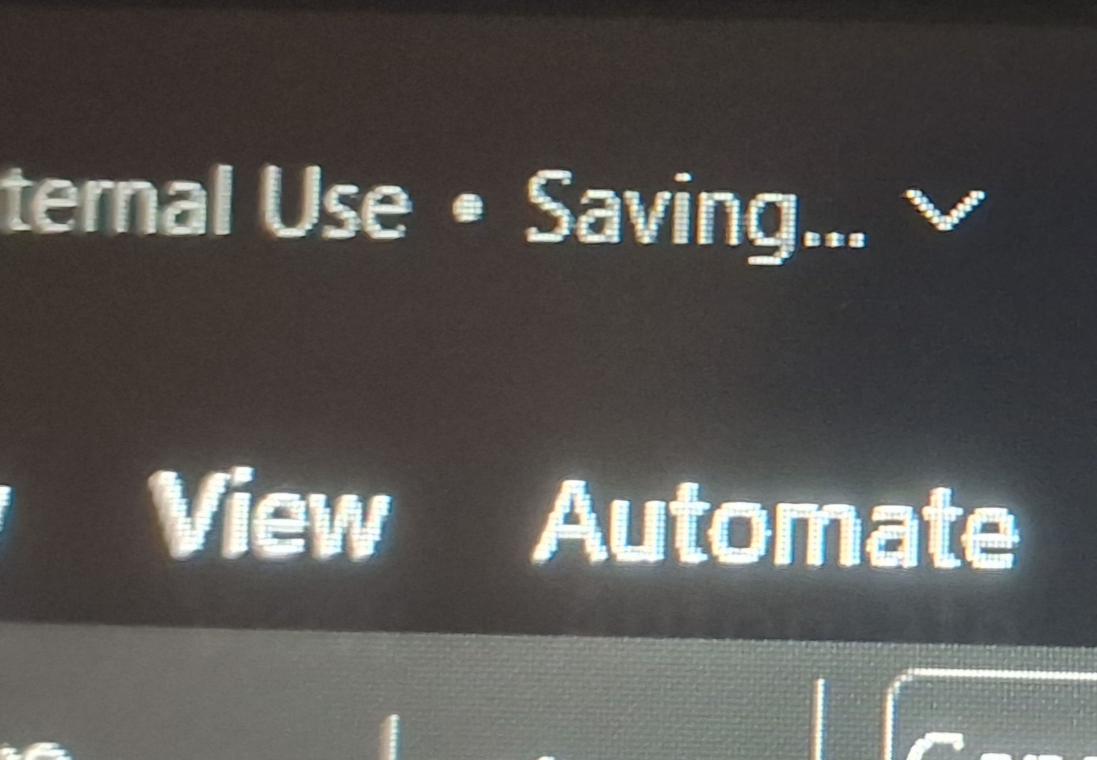 Saving... / Saved text in title bar | Microsoft Community Hub