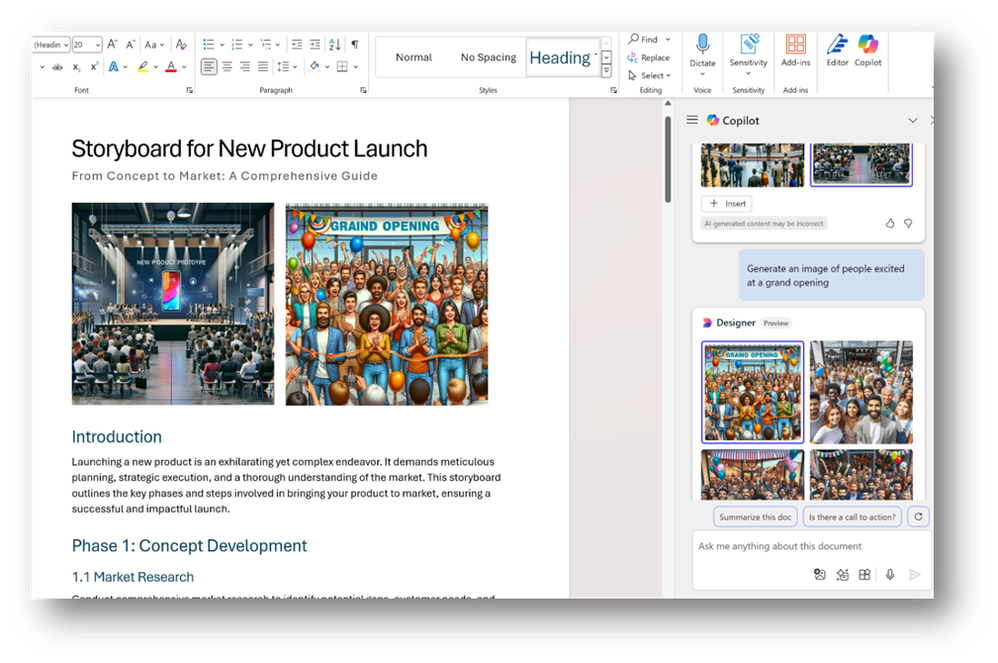 AI image generation for your presentations.