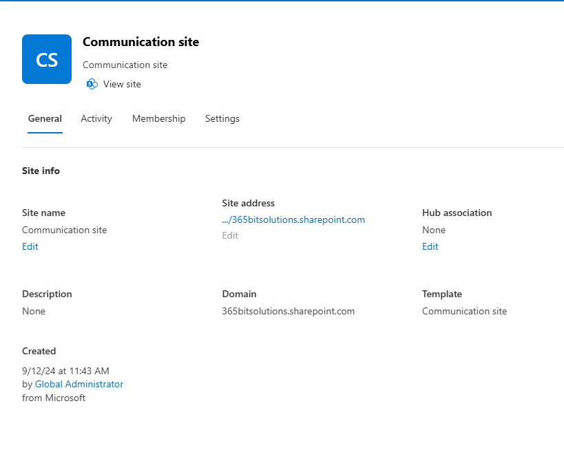 Site Address Change | Microsoft Community Hub
