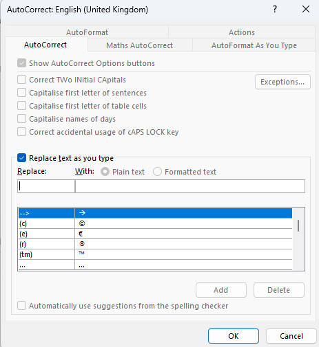 No AutoCorrect spell check in Outlook 2021 client | Microsoft Community Hub