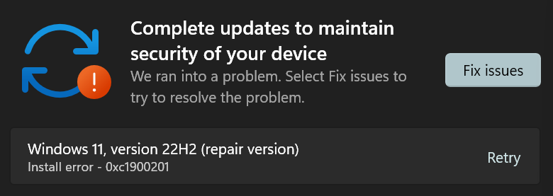 I cannot reset or download a fresh install of Windows on my laptop ...