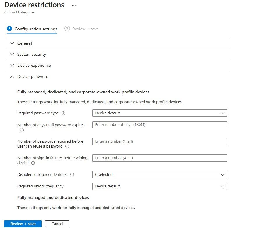 Device Password set to never Expires, is it possible? | Microsoft ...