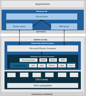 Diagram of pluton architecture