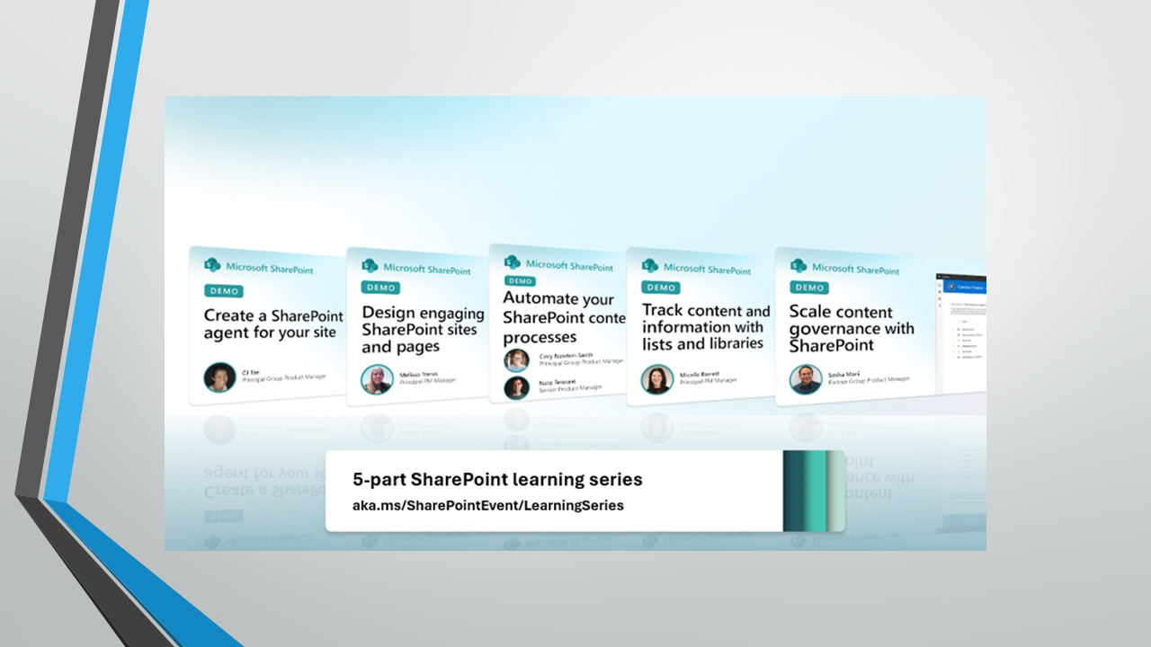 New 5-part SharePoint learning series | Microsoft Community Hub