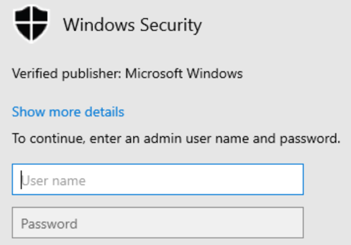 Windows System Virtual Admin Credentials | Microsoft Community Hub