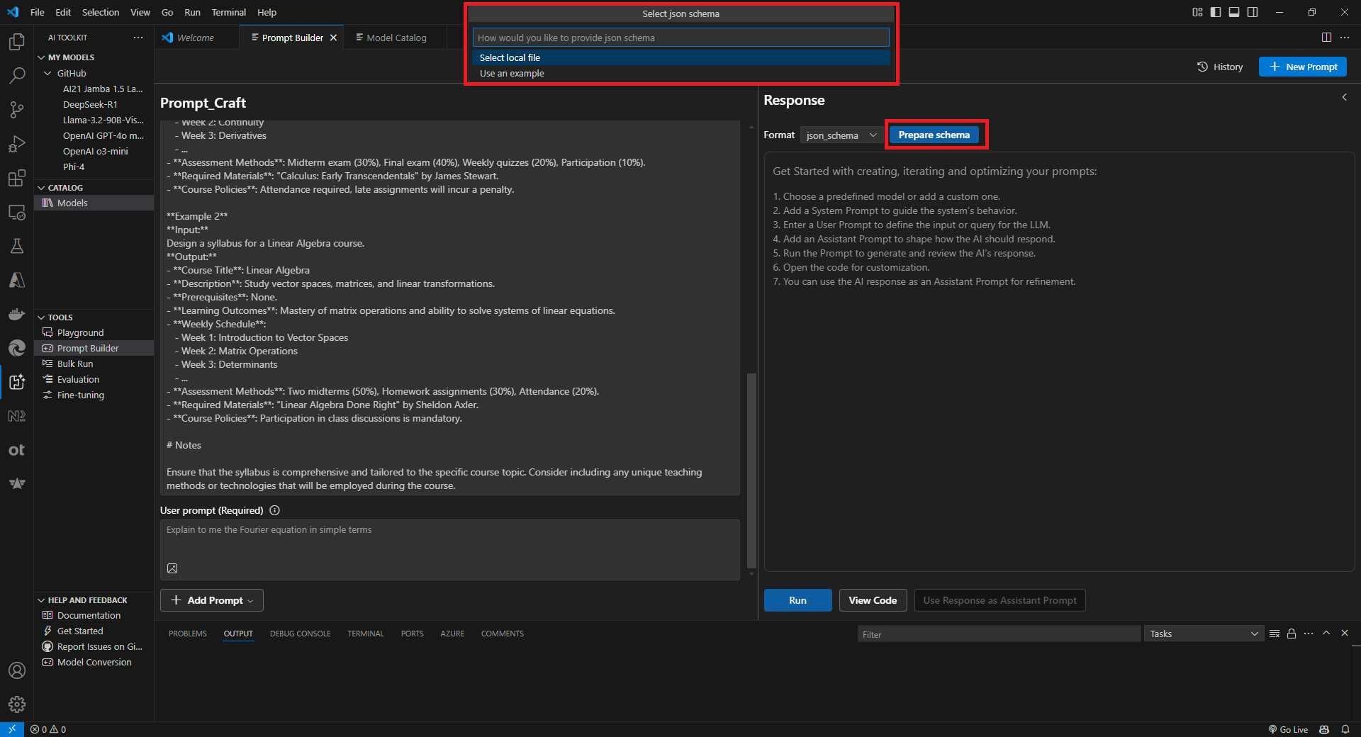 Prompt Engineering Simplified: AI Toolkit's Prompt Builder