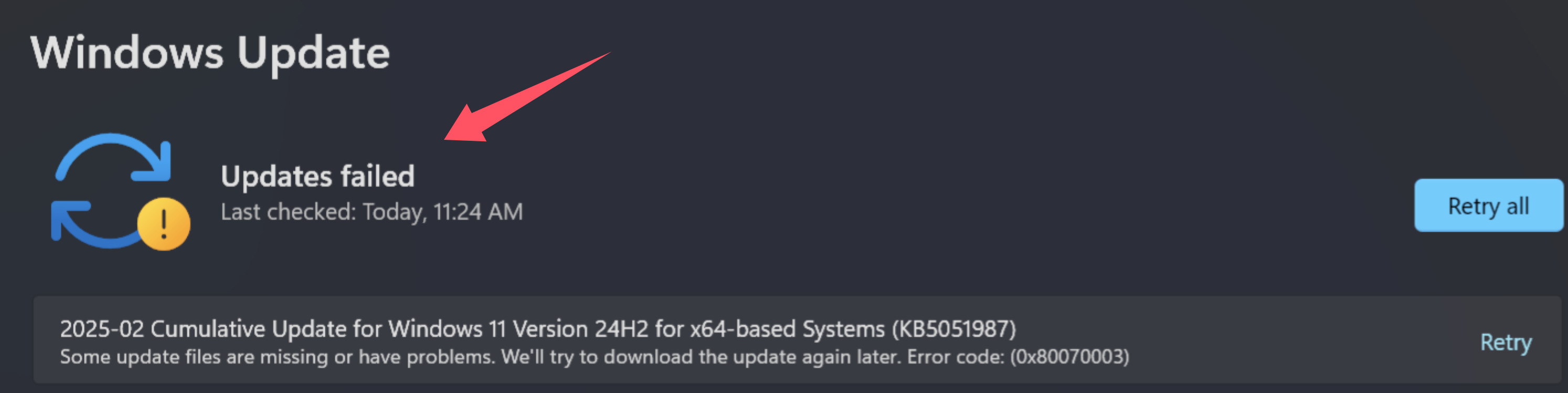 Cumulative update install failed (Release Preview) | Microsoft ...