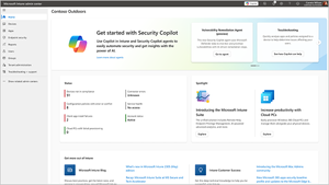 Screenshot: The Vulnerability Remediation Agent in Microsoft Intune admin center.