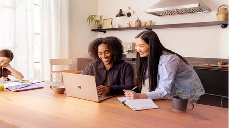 two people in an office using the Marketplace Value Calculator