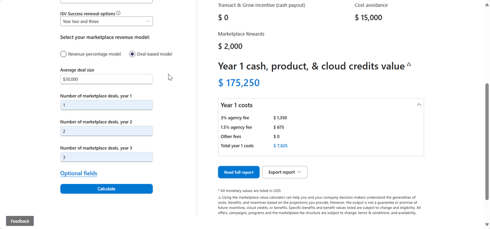 This gif shows how to use the calculator, including how to enter fields, both required and optional, and how to export a presentation.