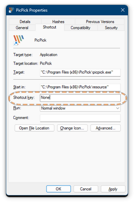 What is the Win+PrintScr shortcut actually doing ? how can I associate ...