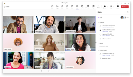 Hover over Teams meeting chat pane separator to resize the pane