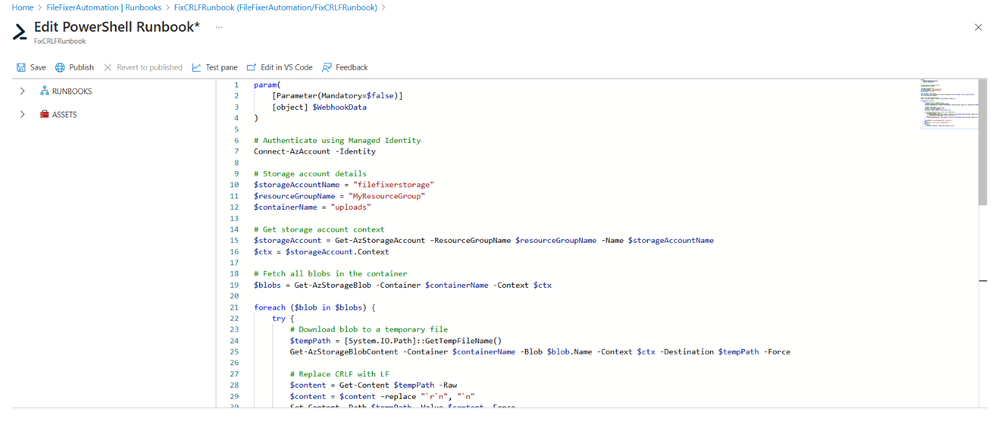 PowerShell Runbook