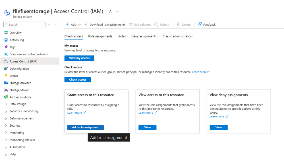 Manage the Access Control (IAM)