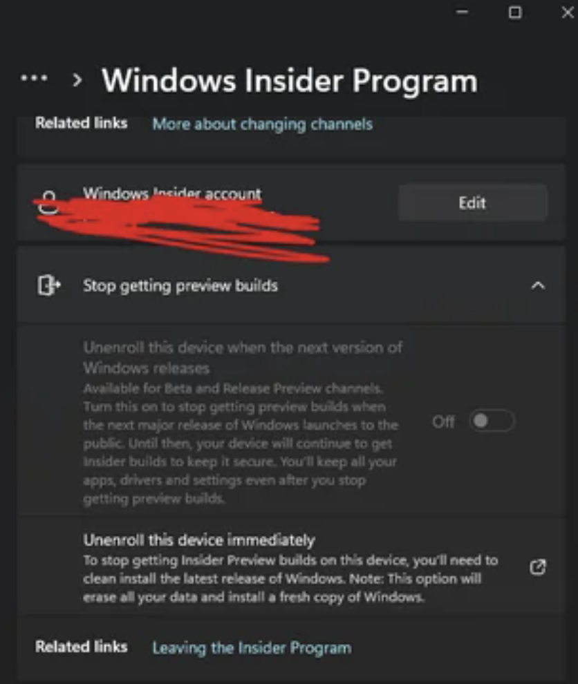 How to stop getting preview builds | Microsoft Community Hub