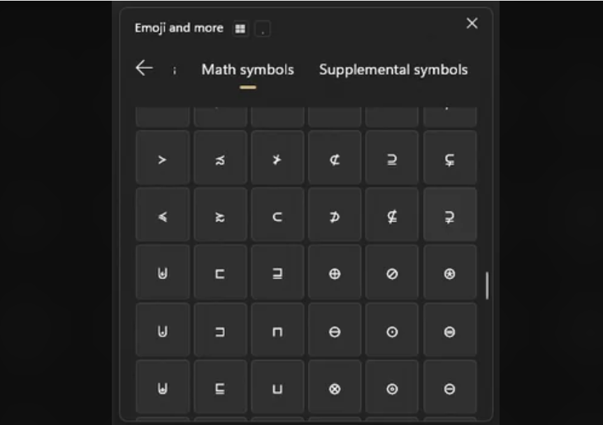 Search and type unicode characters | Microsoft Community Hub