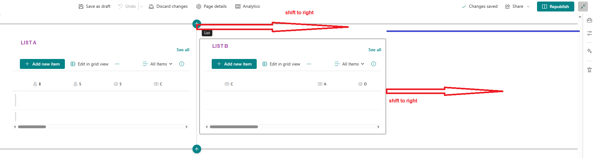 Center align for the two columns section in SharePoint home page ...
