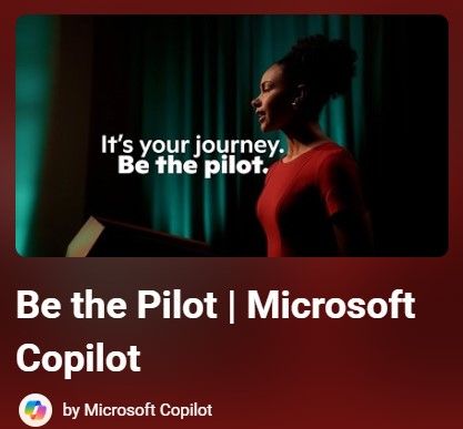 ANNOUNCEMENT: Launch of new Copilot campaign, “Be the Pilot ...