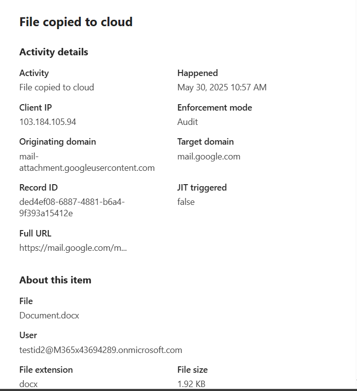 Endpoint DLP Not Enforcing Real-Time Blocking | Microsoft Community Hub